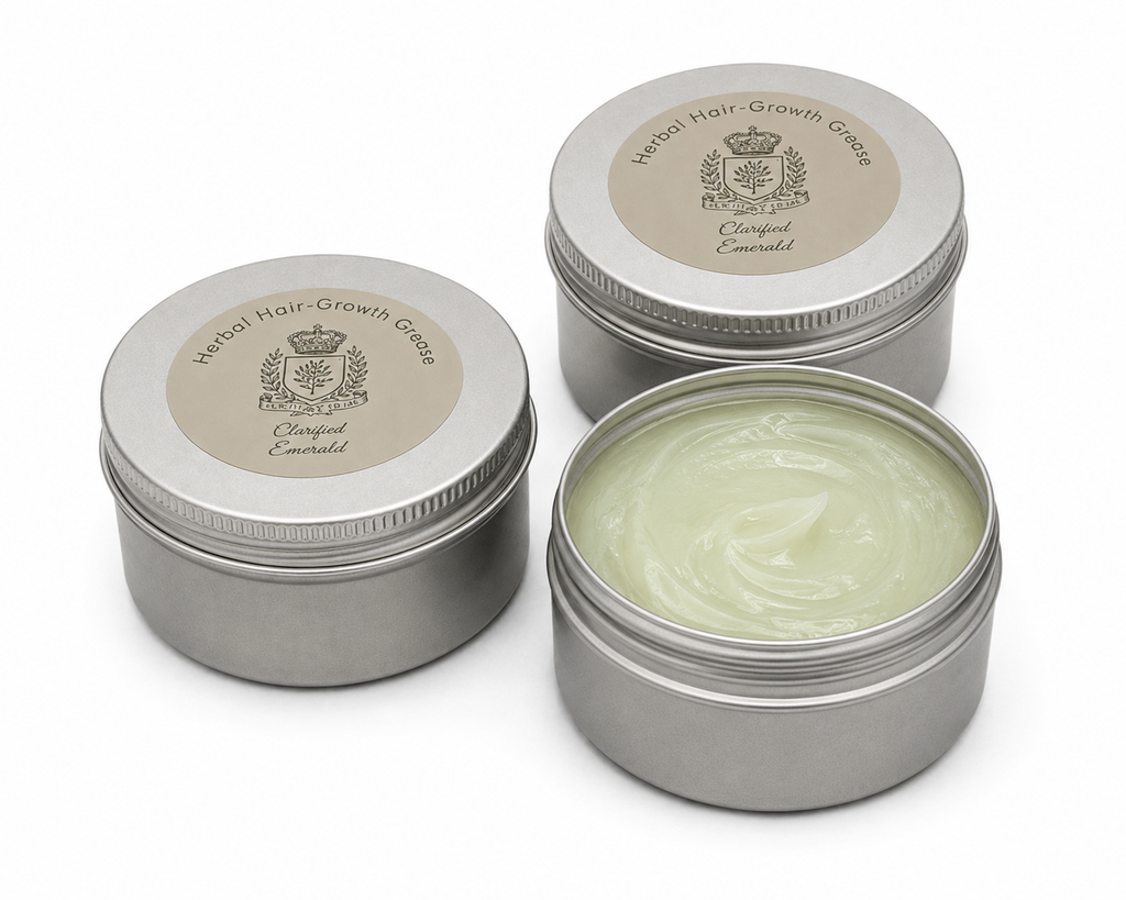 Clarified Emerald Herbal Hair-Growth Grease-Trial Size 2oz.