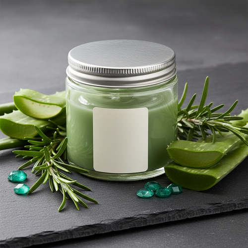 Clarified Emerald Herbal Hair-Growth Grease - Clear Jar